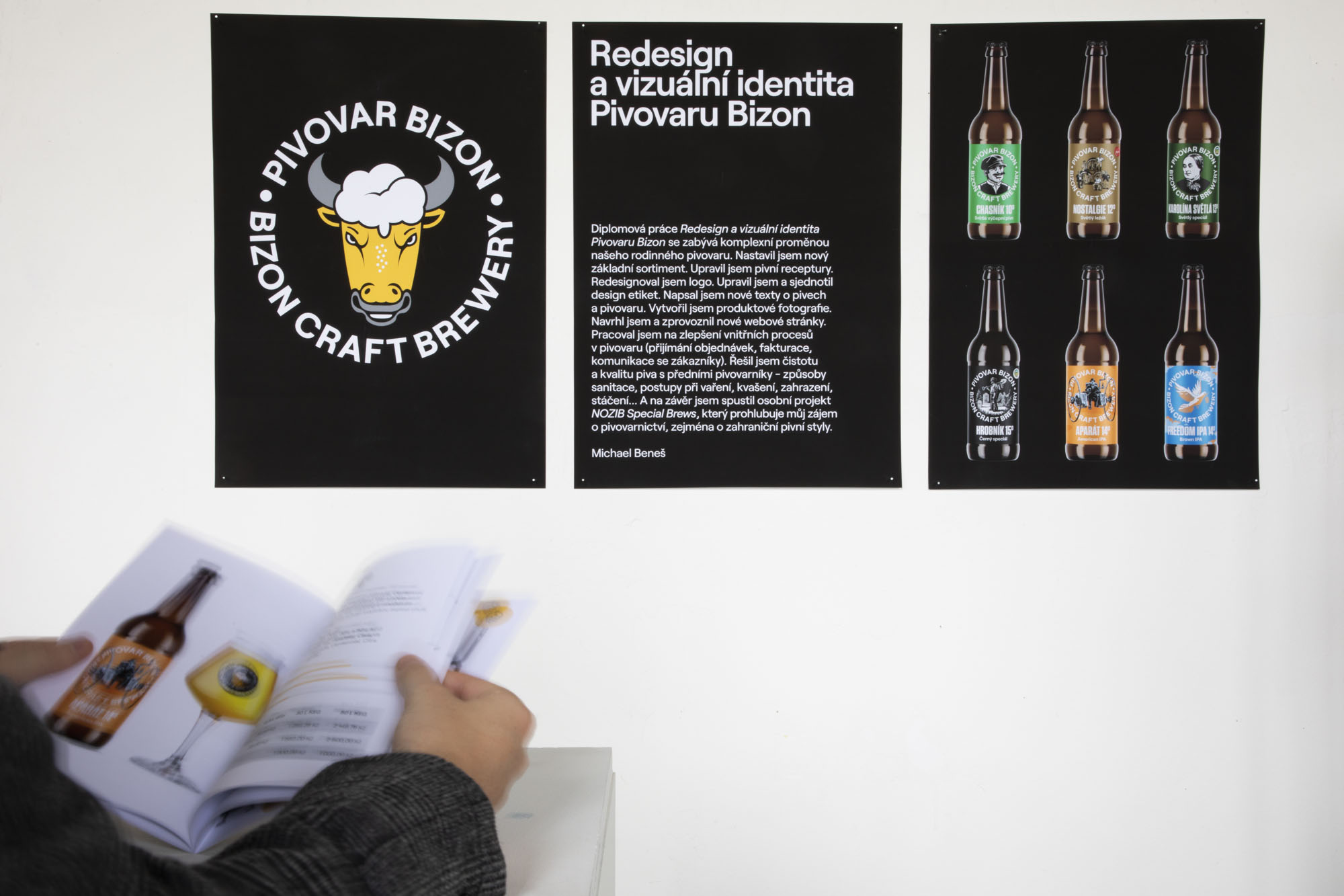 Redesign a vizuální identita Pivovaru Bizon