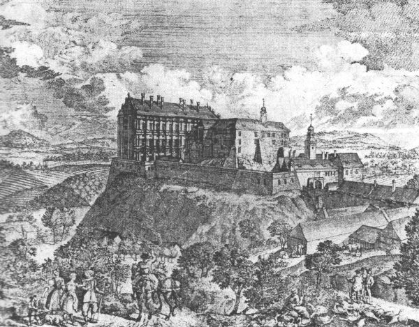Zámek Plumlov, podoba zámku v 18. století