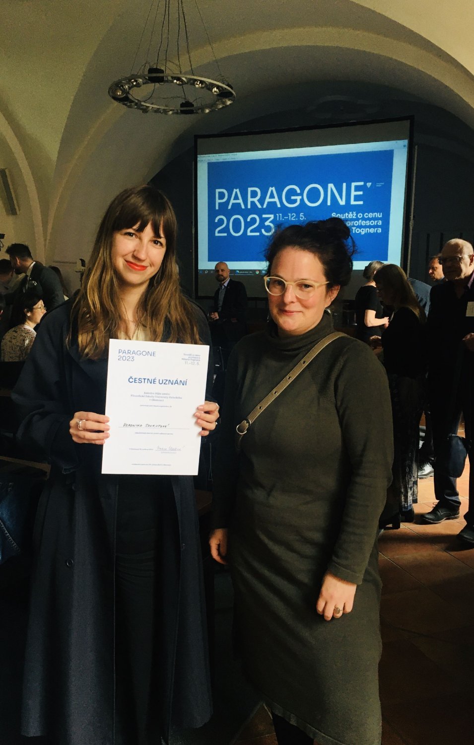 Čestné uznání pro Veroniku Soukupovou v soutěži Paragone
