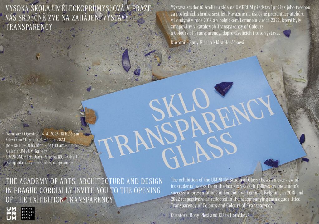 Transparency - výstava Ateliéru skla v Galerii UM