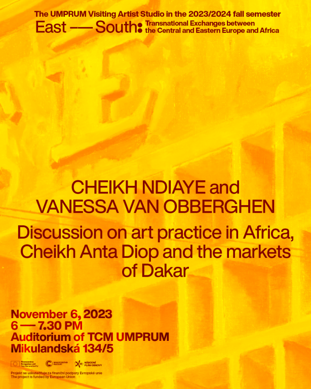 Cheikh Ndiaye and Vanessa Van Obberghen in discussion