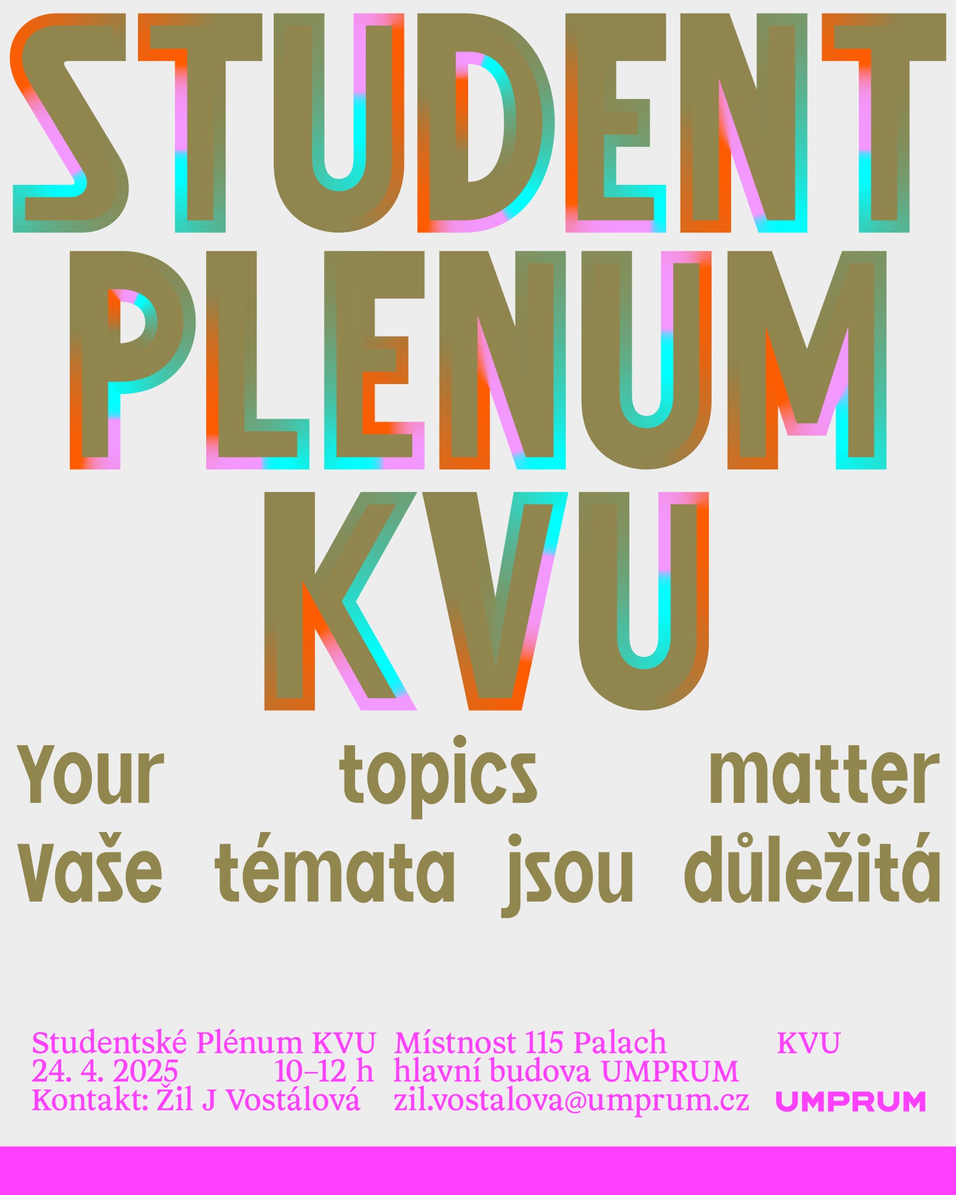 Studentské plénum KVU