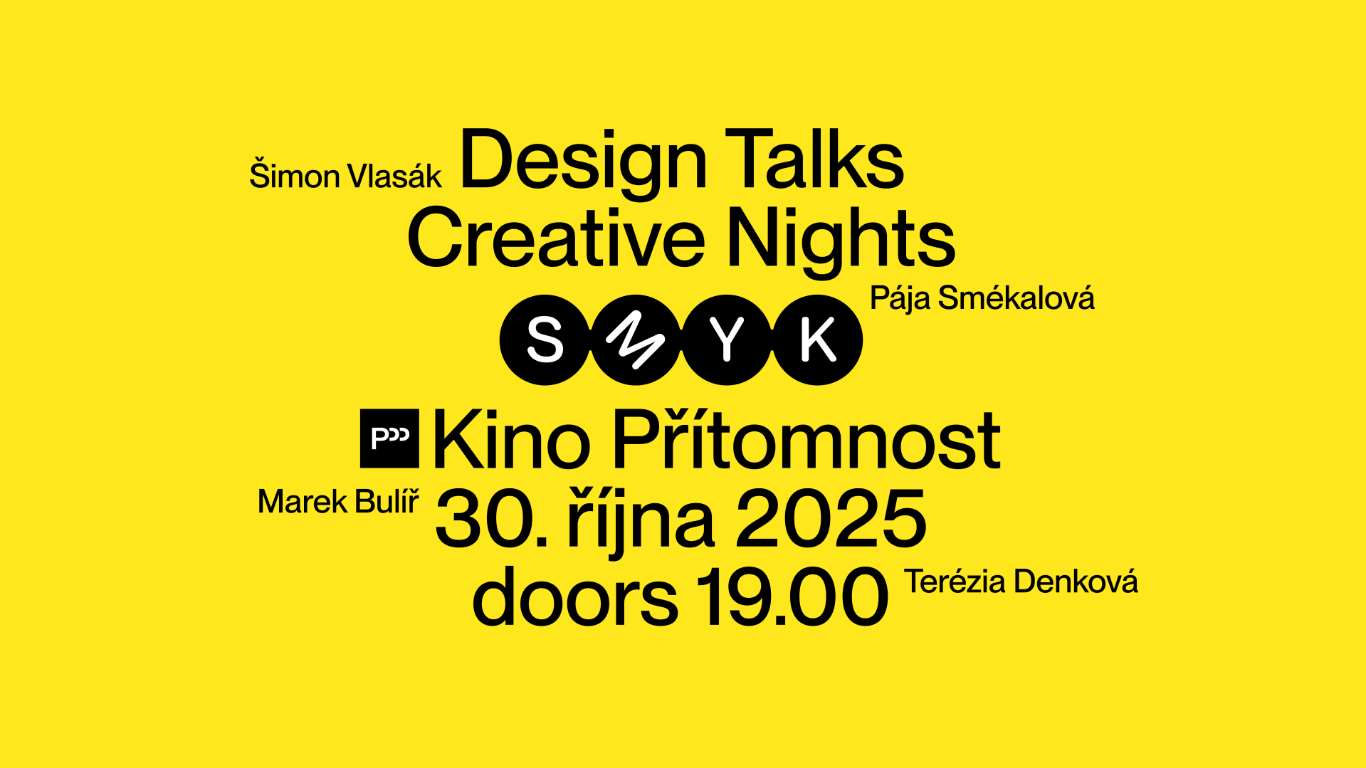 SMYK October '25: Design Talks — Creative Nights
