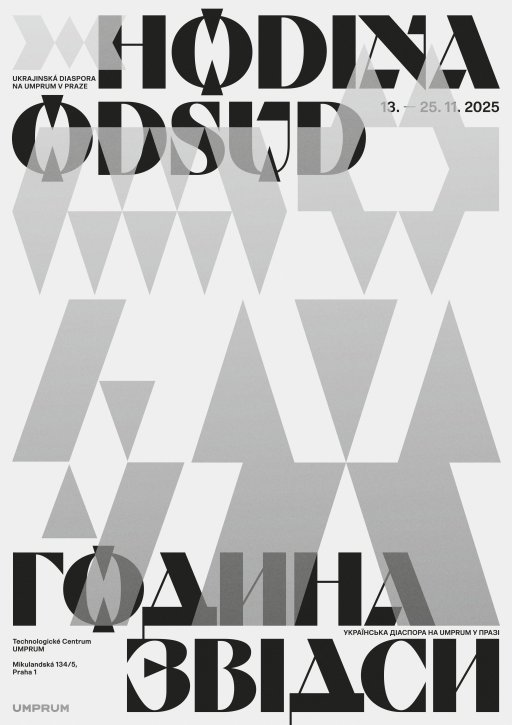 Hodina odsud. 
Ukrajinská diaspora na UMPRUM v Praze
