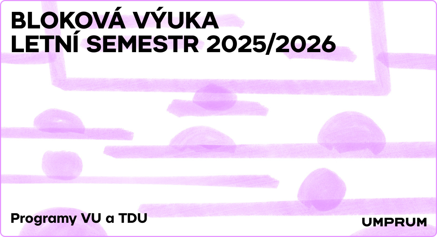 Bloková výuka LS 2025/2026