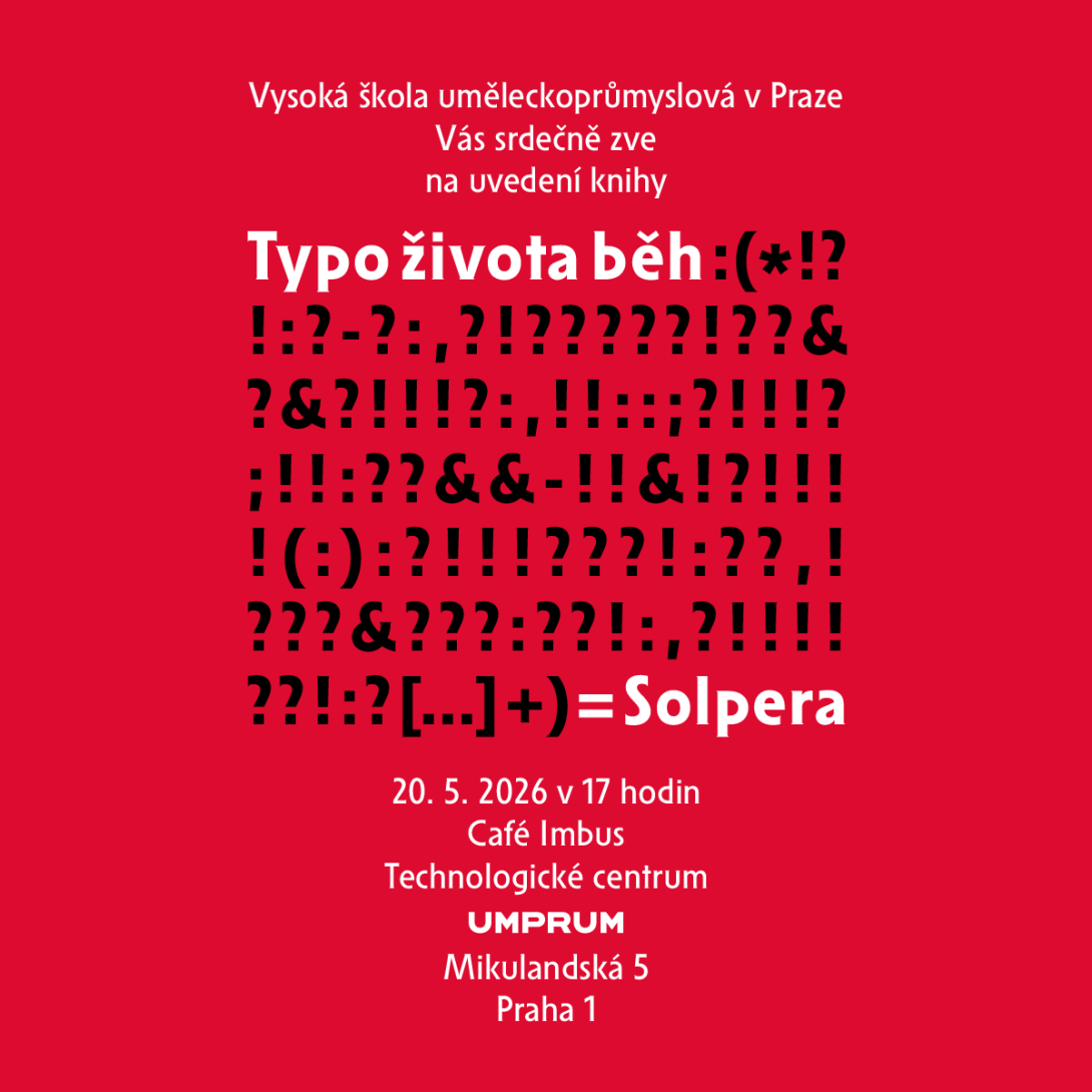 Slavnostní uvedení publikace Typo života běh = Solpera