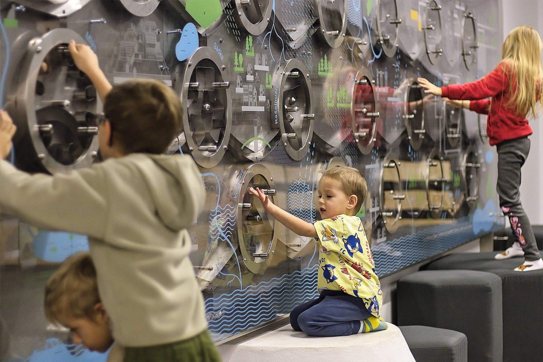 Kuličková dráha „The Water Run“ Matyáše Baráka