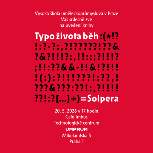 Slavnostní uvedení publikace Typo života běh = Solpera