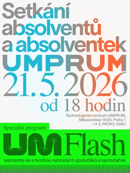 Setkání absolventů a absolventek UMPRUM – květen 2026