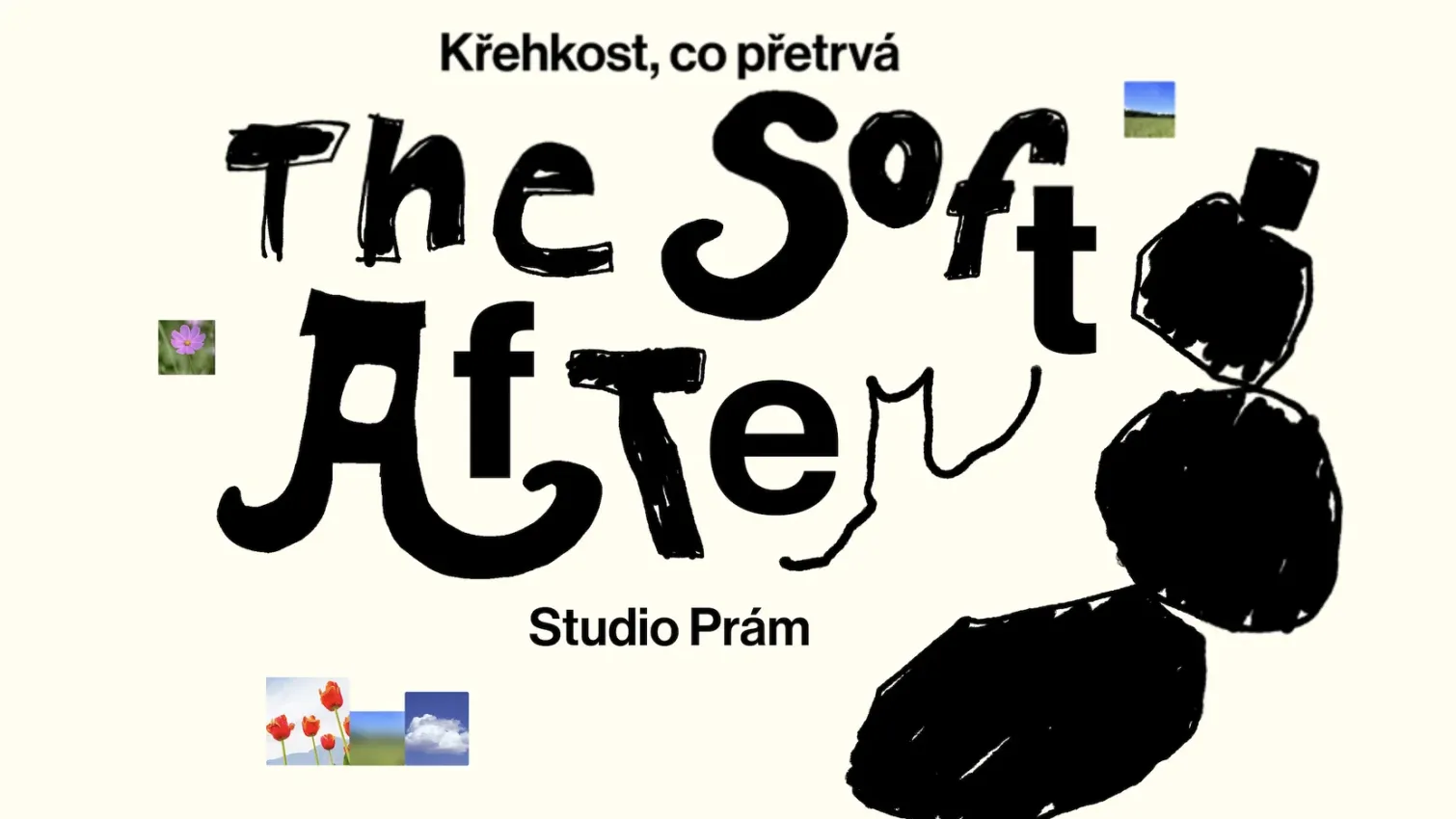 Absolventka Ateliéru Skla Karolína F. Vorlíková na skupinové výstavě Křehkost, která přetrvá