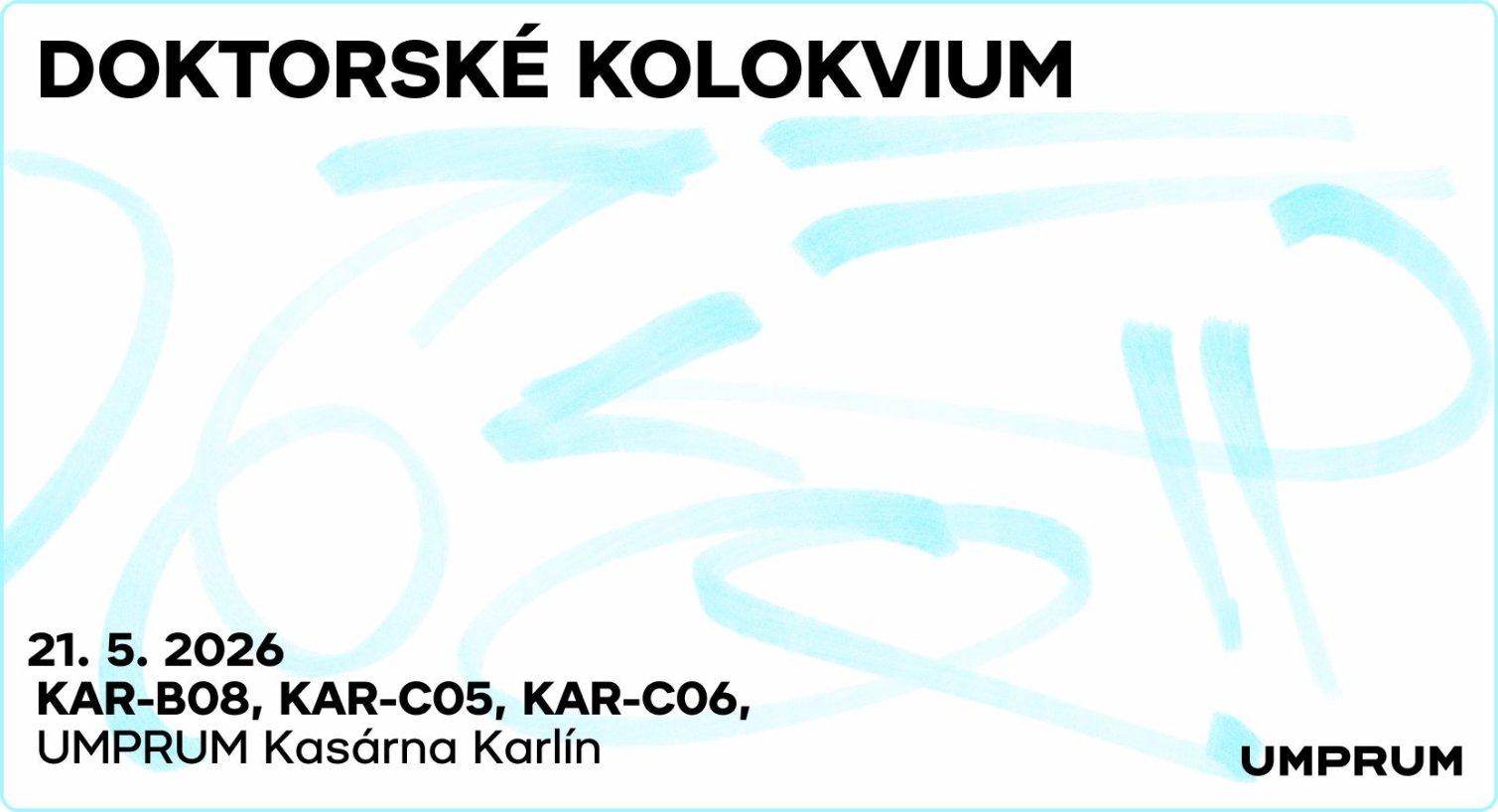 Pozvánka na doktorské kolokvium