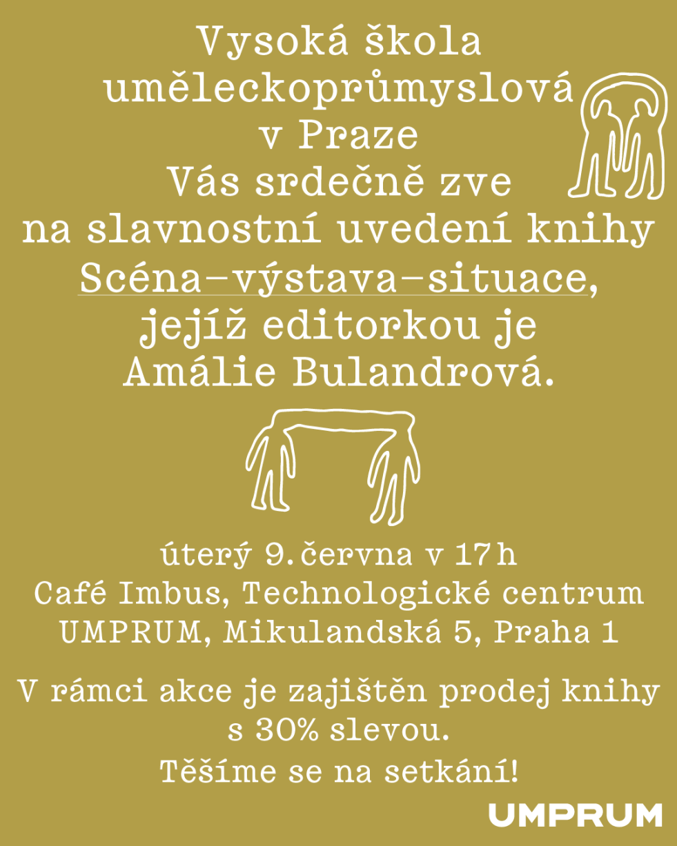 Uvedení knihy Scéna – výstava – situace