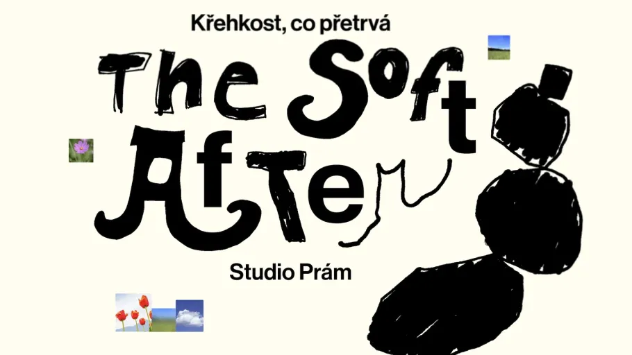 Absolventka Ateliéru Skla Karolína F. Vorlíková na skupinové výstavě Křehkost, která přetrvá