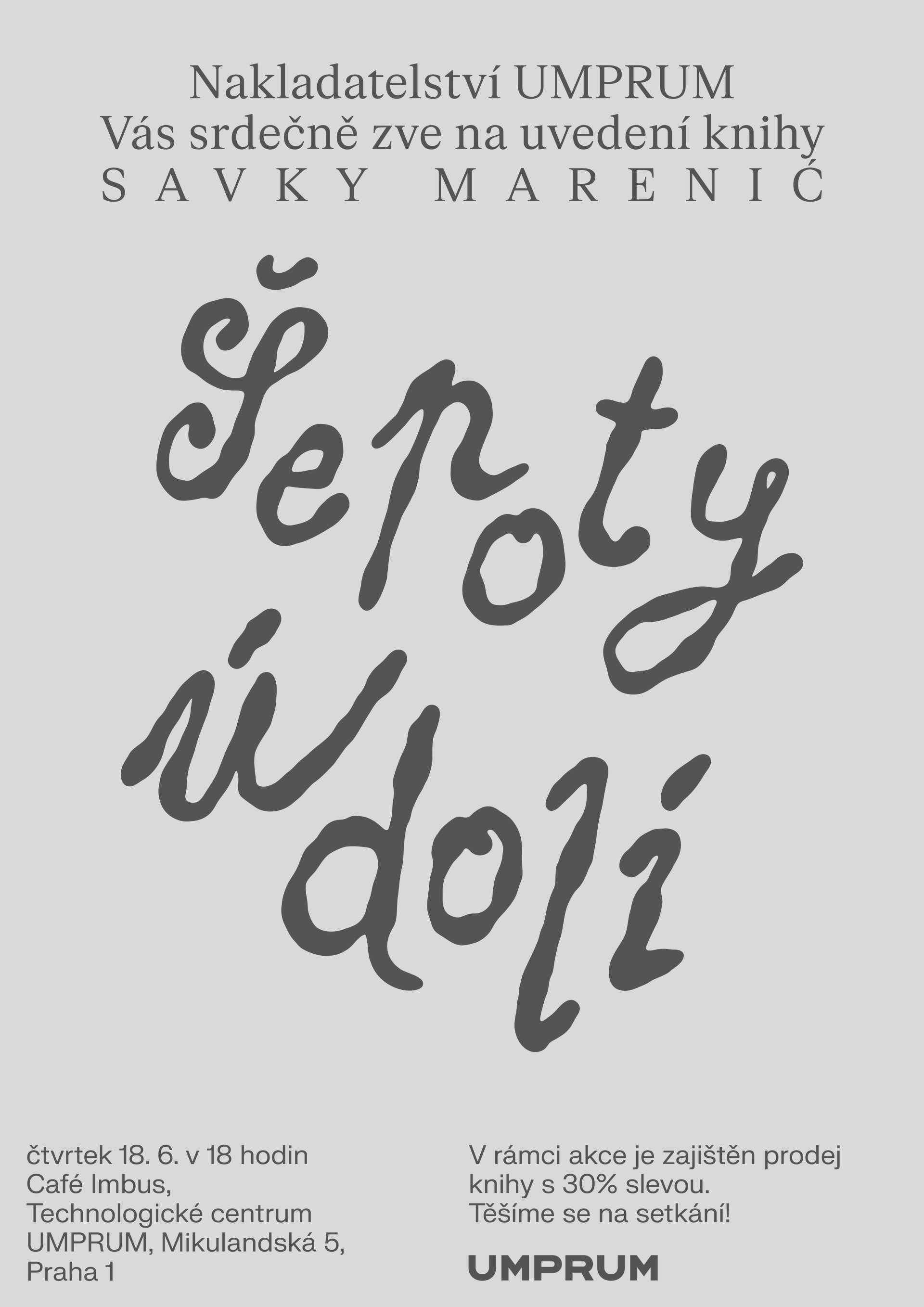 Uvedení knihy Šepoty údolí