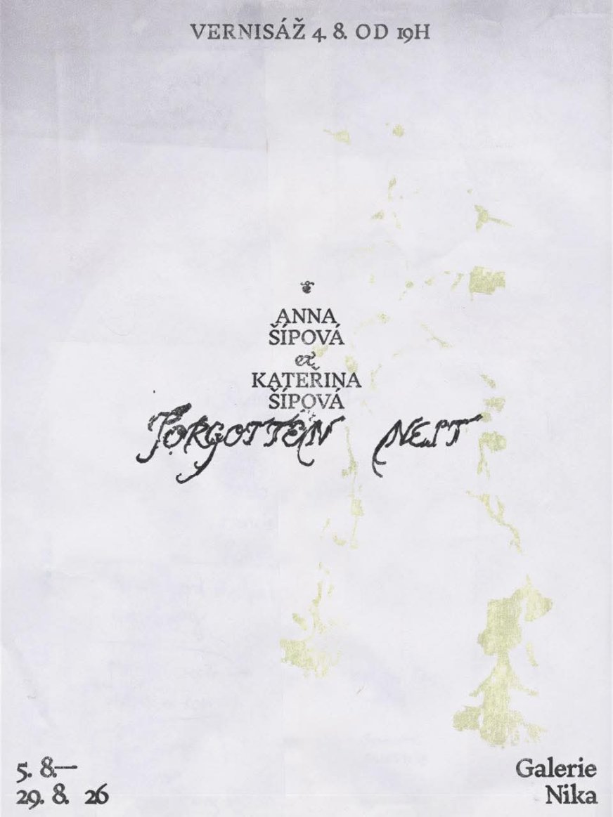 ANNA ŠÍPOVÁ & KATEŘINA ŠÍPOVÁ | FORGOTTEN NEST