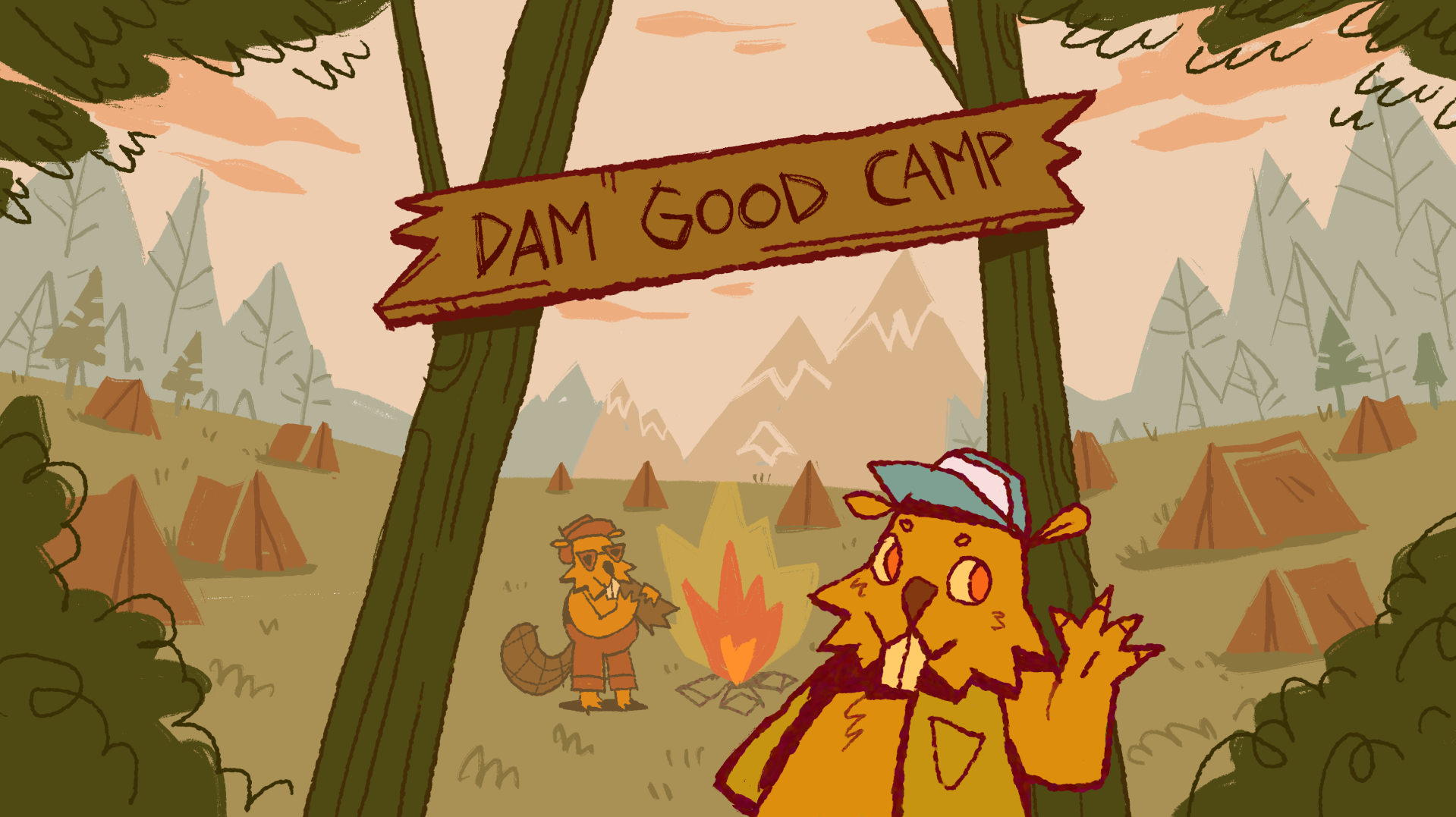 Tereza Válková se podílela na vzniku hry Dam Good Camp