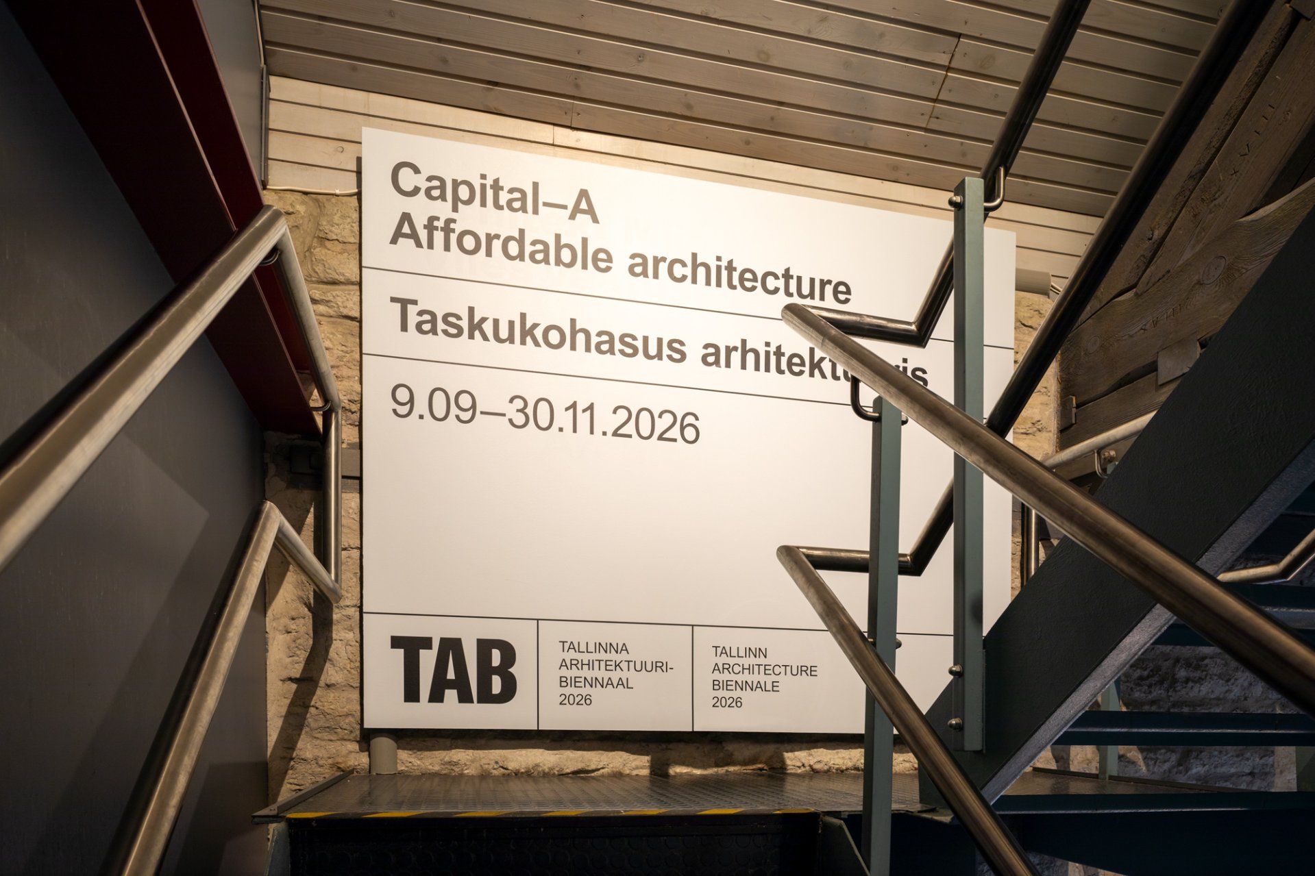 Ateliér architektury I na „Capital-A Affordable architecture“ v Tallinnu