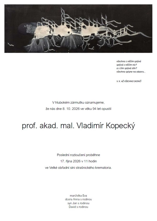 Rozloučení s Vladimírem Kopeckým
