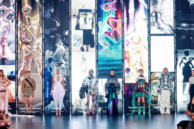 UMPRUM Students at the FashionTex Festival Riga 2026 Fashion Show