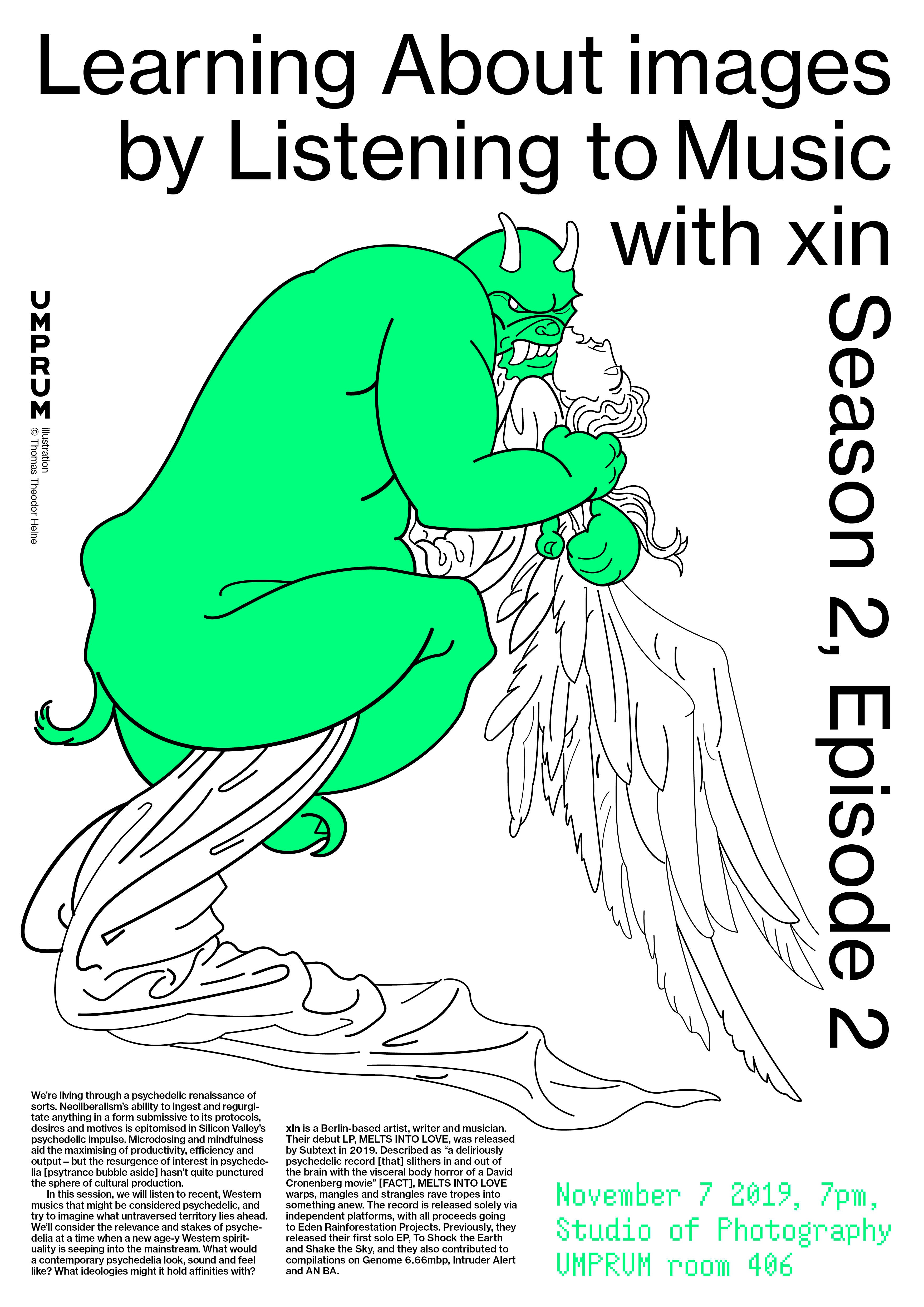 Learning About Images by Listening to Music with XIN