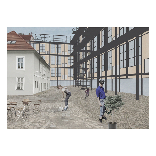 Artsemestr zima 2021 v Ateliéru architektury I