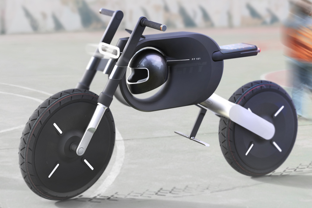 Vojtěch Vyroubal a jeho vize motorky na Yanko Design