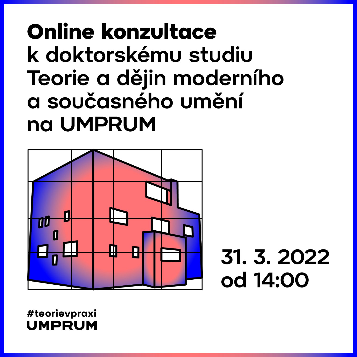 Online konzultace k doktorskému studiu Teorie a dějin moderního a současného umění
