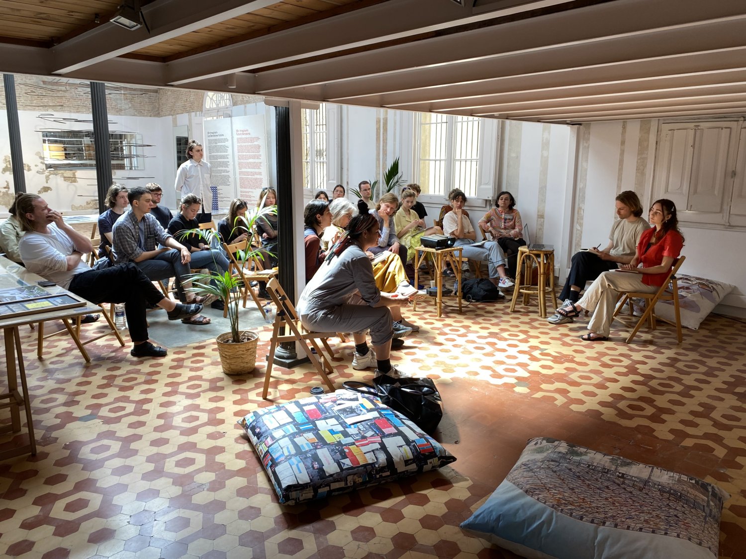 Semester presentations of studio Architecture II in Barcelona
