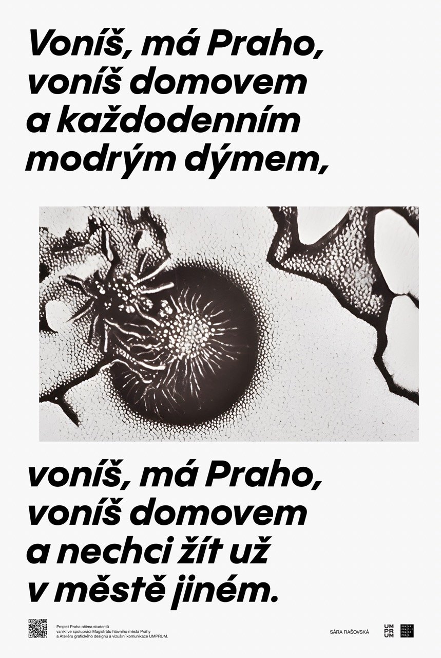 Praha očima studujících Ateliéru grafického designu a vizuální komunikace