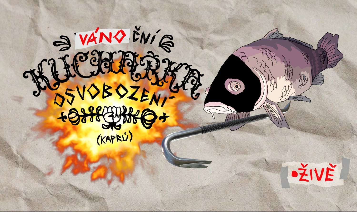 Vánoční kuchařka osvobození (kaprů) / Christmas cookbook of liberation (carps)