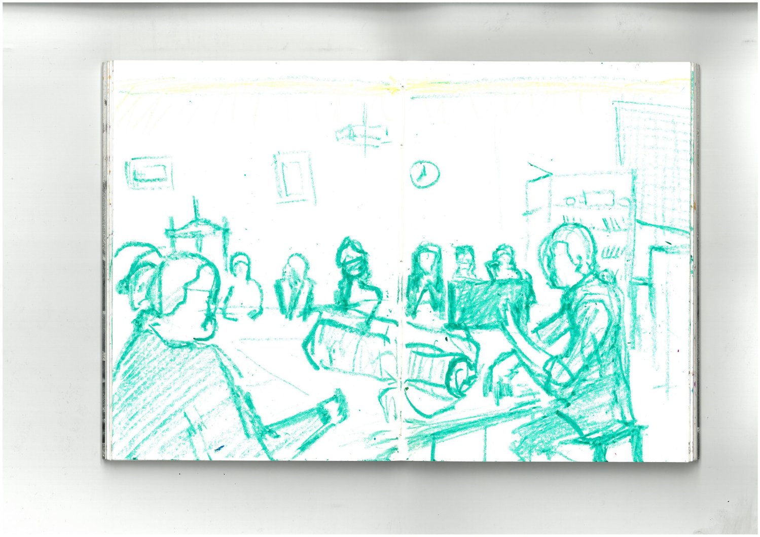 UMPRUM Online // Ilustrace z workshopu výroby papíru