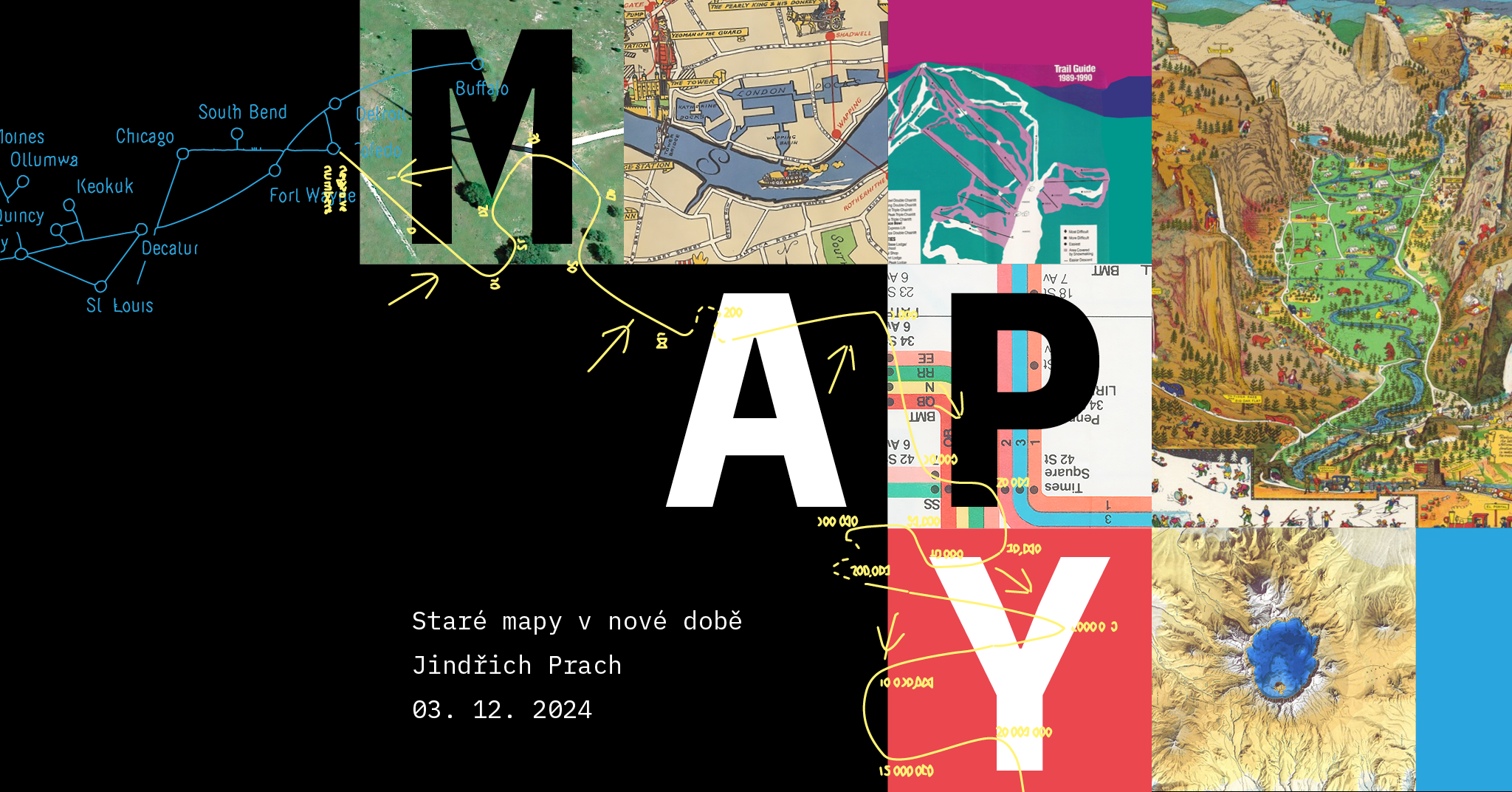 Staré mapy v nové době – Umění včera a dnes: Mapy