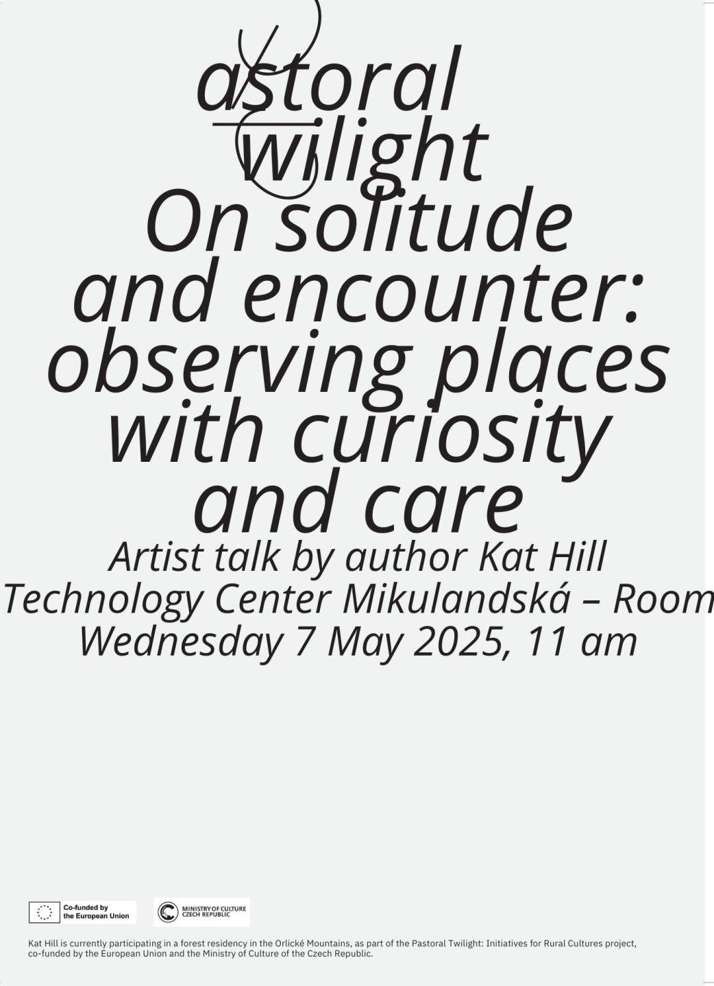Kat Hill: On solitude and encounter: observing places with curiosity and care