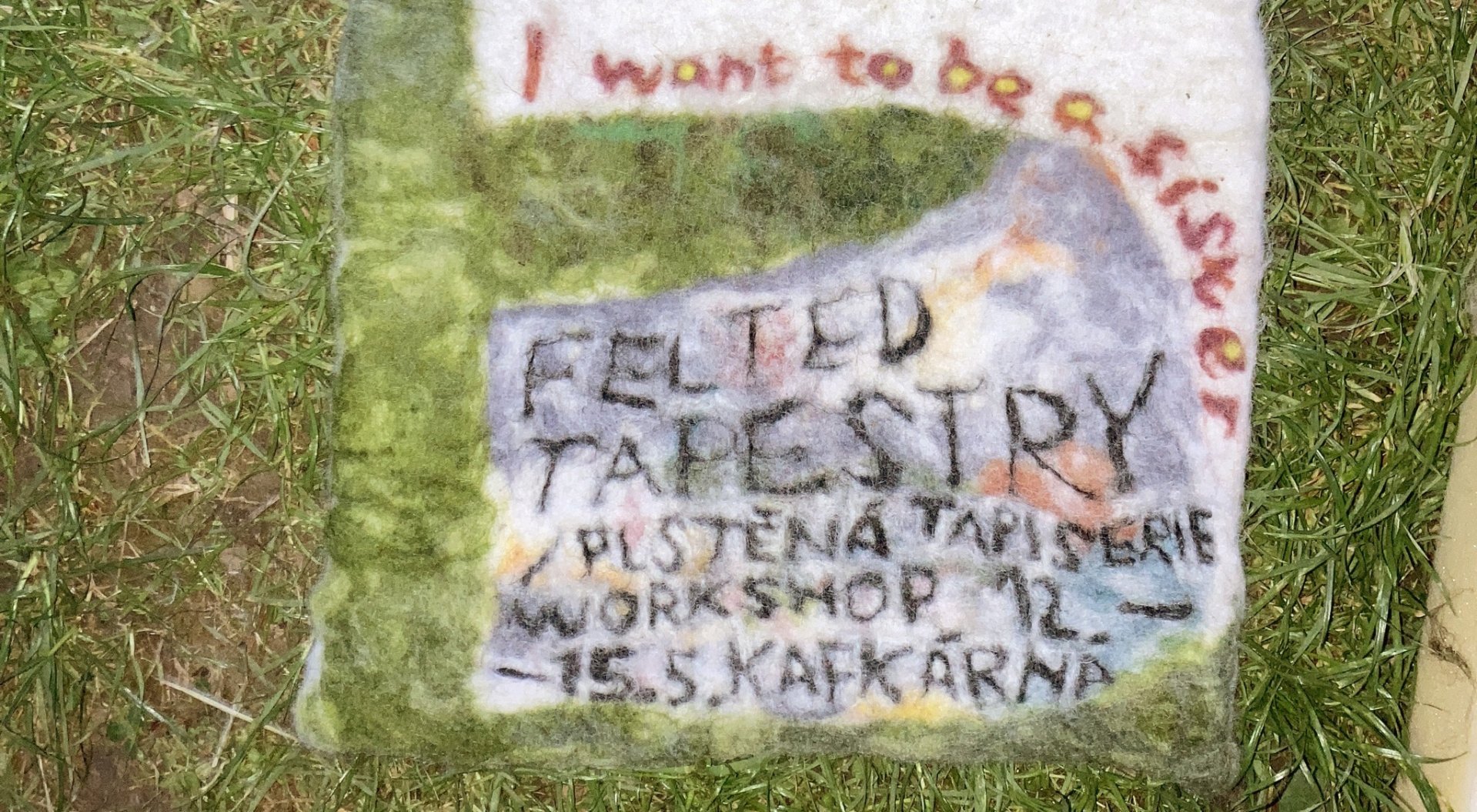 Felted Tapestry: workshop plstěné tapiserie