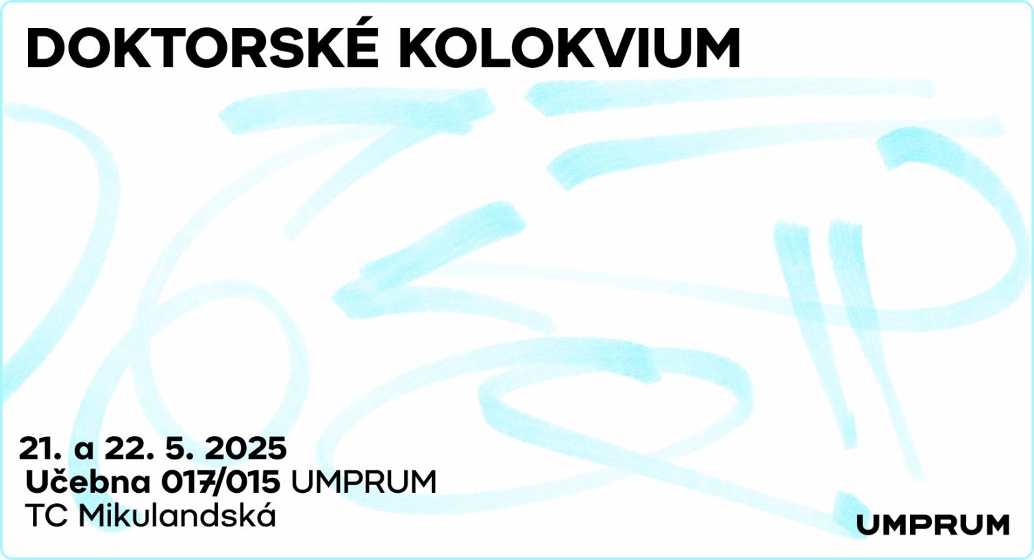 Pozvánka na doktorské kolokvium 2024/2025