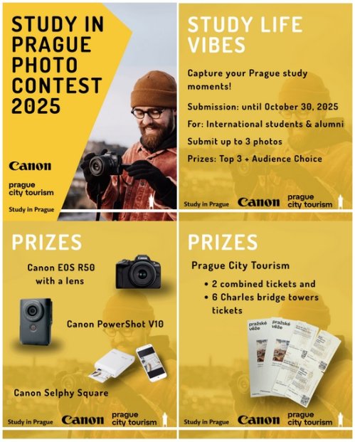 Photo contest for international students – Study Life Vibes: Capture Your Prague Study Moments!