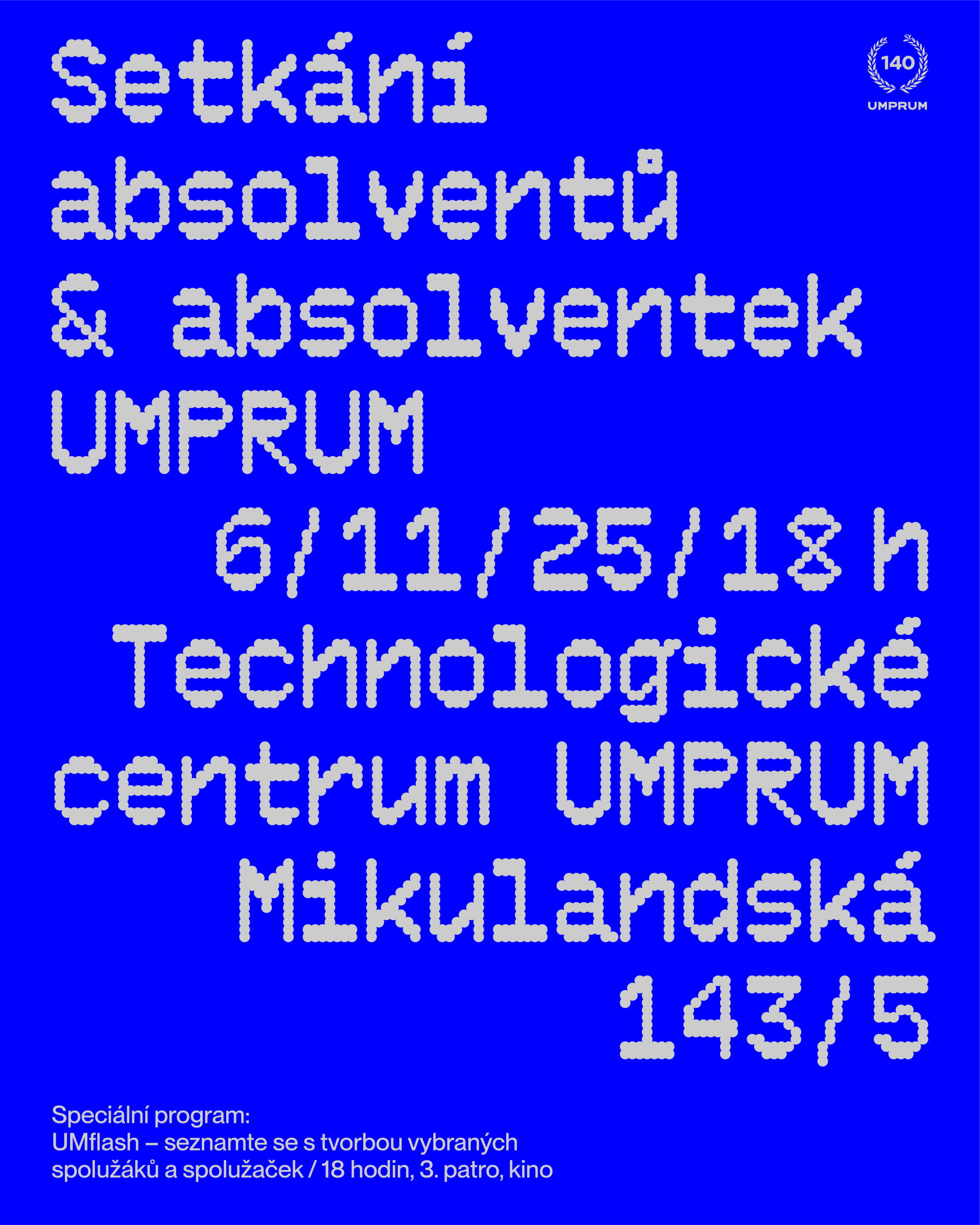 Setkání absolventů a absolventek UMPRUM