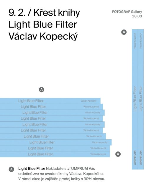 Uvedení knihy Light Blue Filter