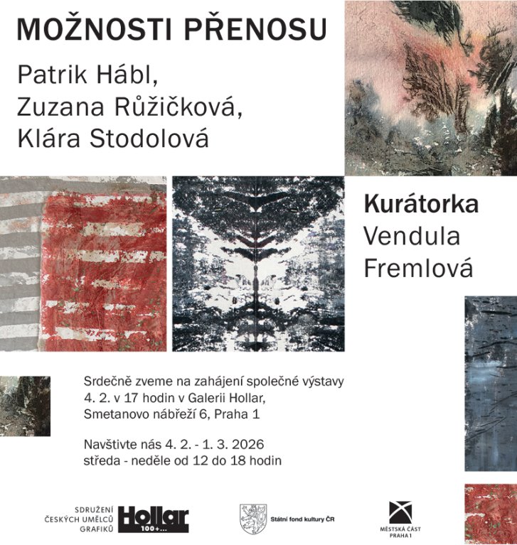 Výstavy Patrika Hábla v Praze a na Moravě
