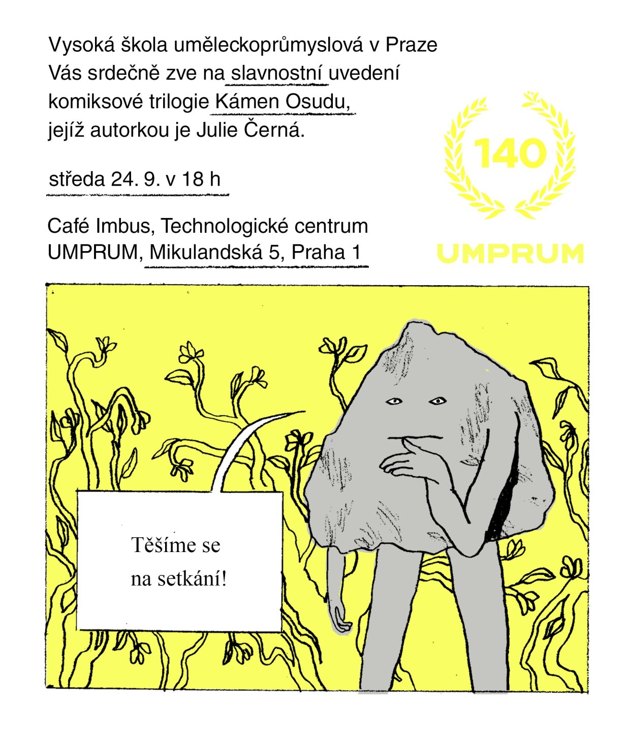 Uvedení komiksu Kámen Osudu