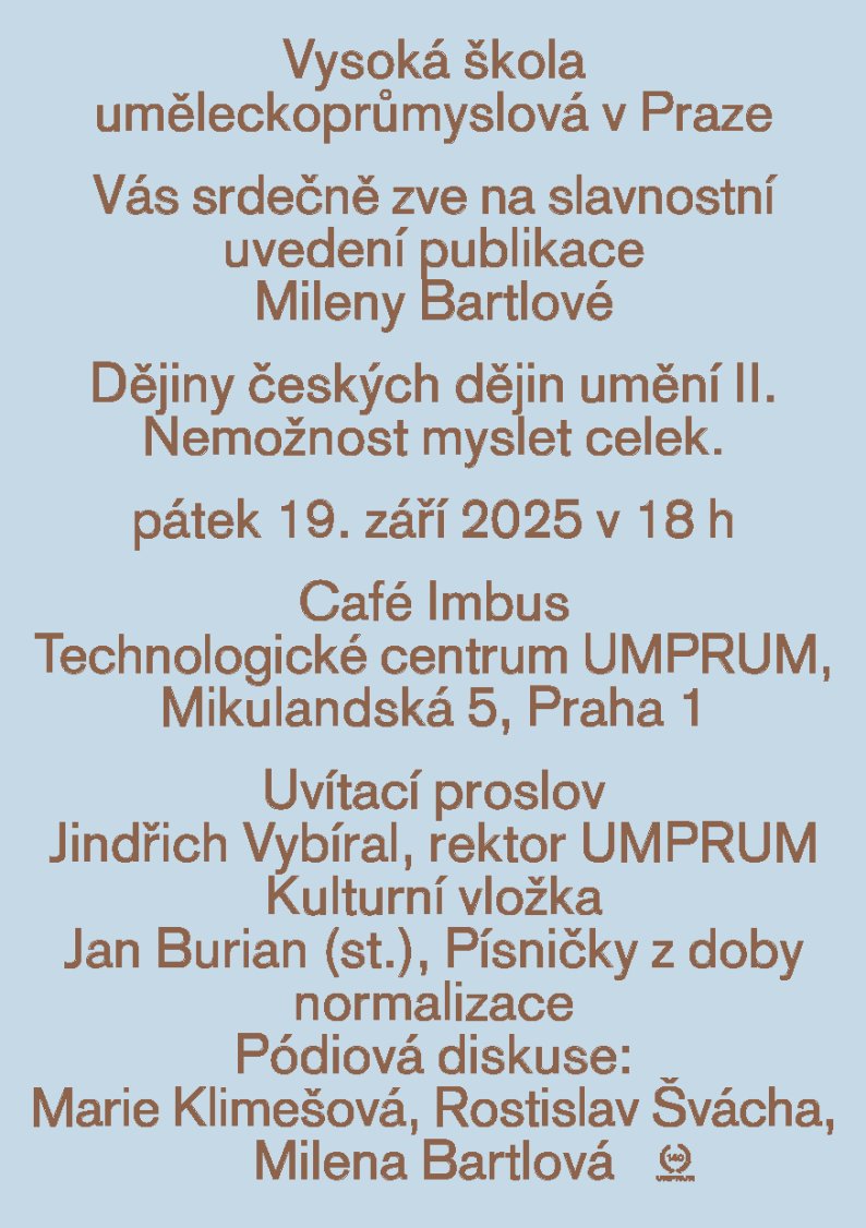 Uvedení knihy Dějiny českých dějin umění II. 1970–1990