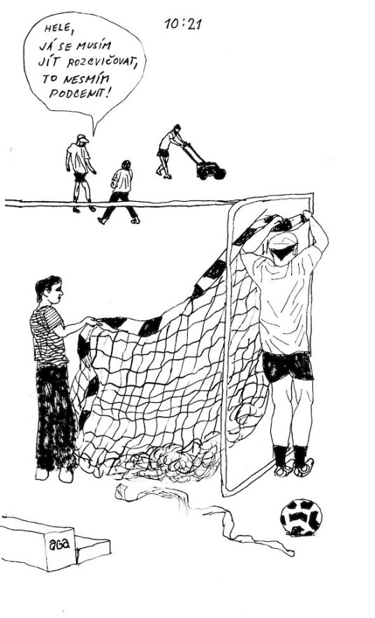 UMPRUM Online // Čas stojí a třpytí se na fotbalovém turnaji UMPRUM