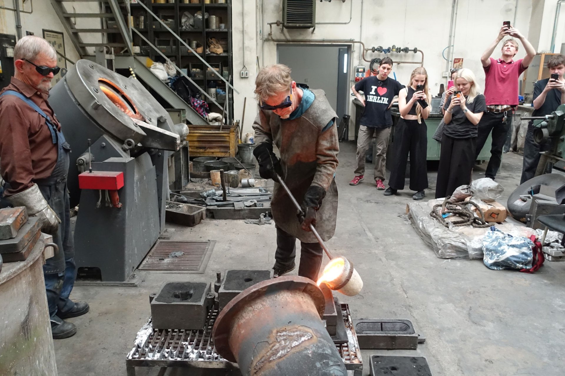 V dílně KVU se pořádal slévárenský workshop