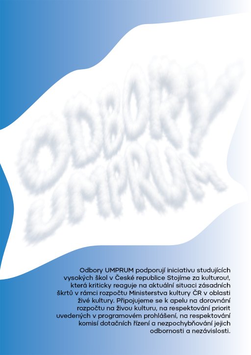 Odbory UMPRUM podporují iniciativu Stojíme za kulturou!