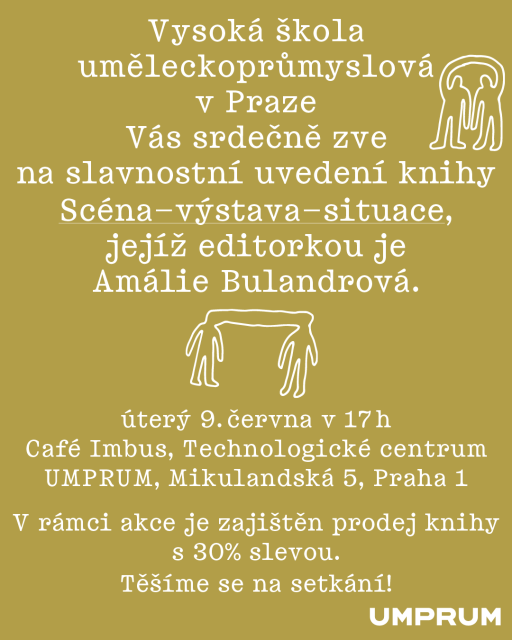 Uvedení knihy Scéna – výstava – situace