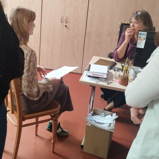Příprava rozhovoru s H. Koenigsmarkovou, Štěpánka Břečková
