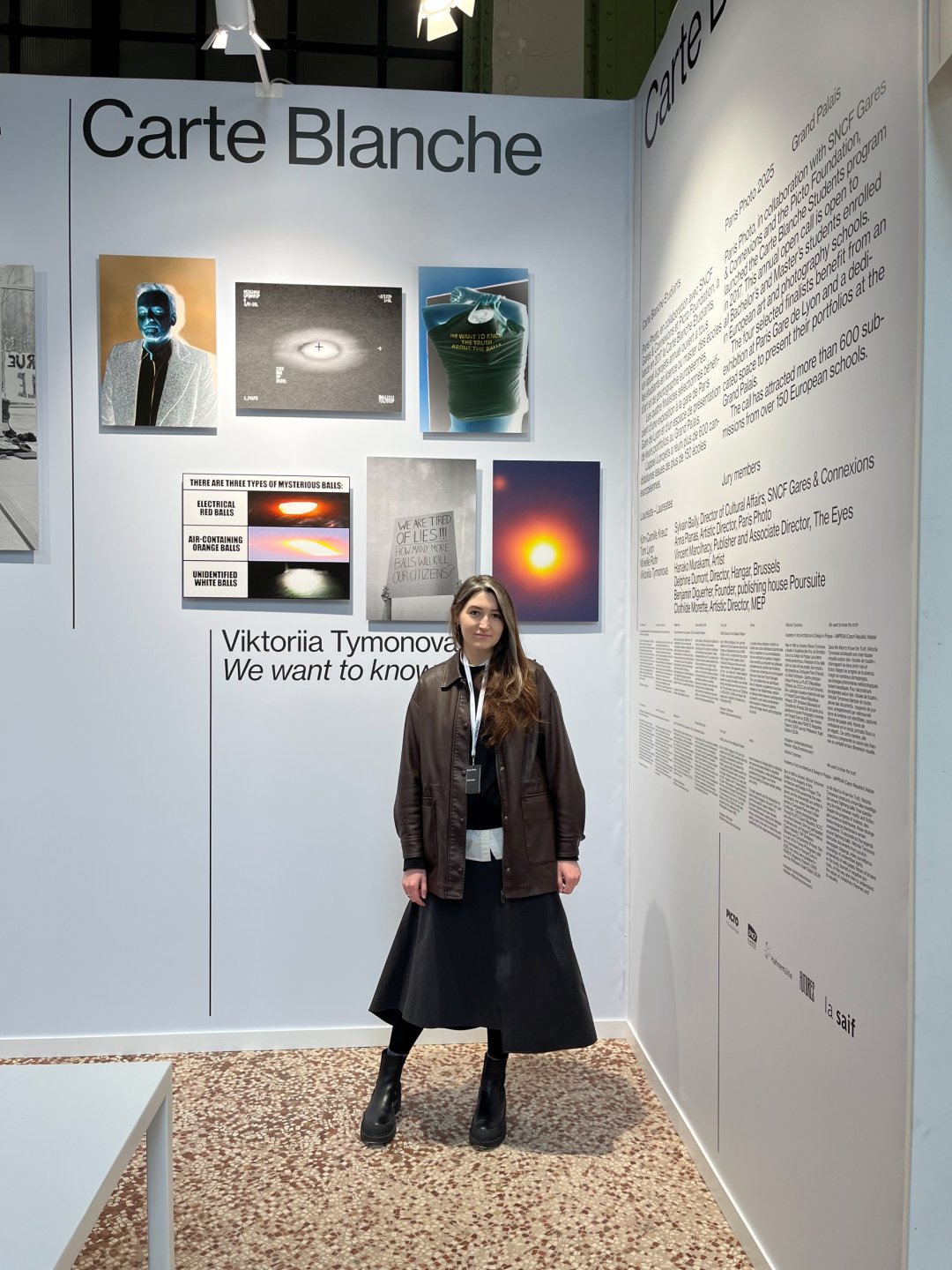 Cena Carte Blanche Étudiants pro Viktorii Tymonovou 